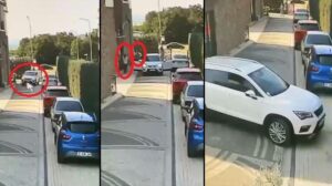 Bursa’da dehşet! Köpeği ezdi, aracını park edip gitti