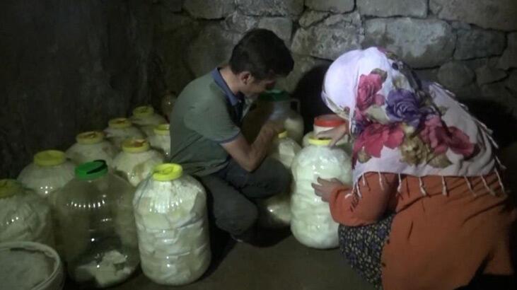 Buzdolabı yerine toprak altı! Erzaklarını böyle koruyorlar