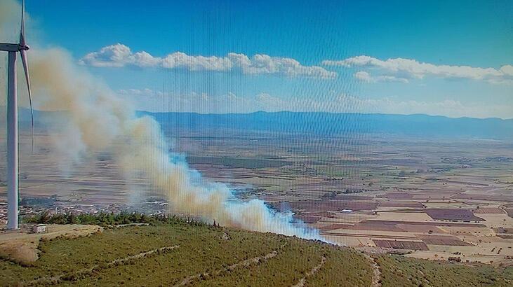 Çanakkale’de Biga ilçesinde orman yangını