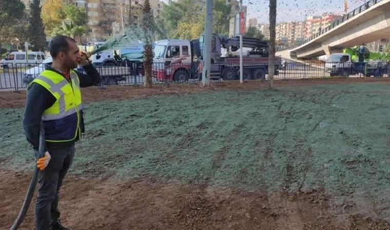 CHP’li Tanal: Şanlıurfa Büyükşehir Belediyesi, Erdoğan’ın gelişi öncesi toprağı yeşile boyuyor