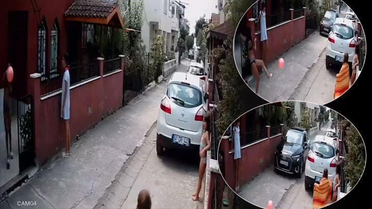 Daracık sokakta çocuklara dehşeti yaşattı! Saniye farkıyla ölümden kurtuldular