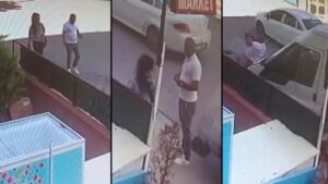 Dehşet anları! Eşini taciz ettiğini iddia ettiği kişiyi minibüsle ezdi