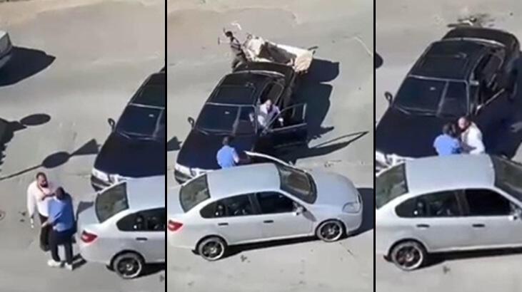 Dehşet anları! Trafikte tartıştığı sürücülerin üzerine balta ile yürüdü