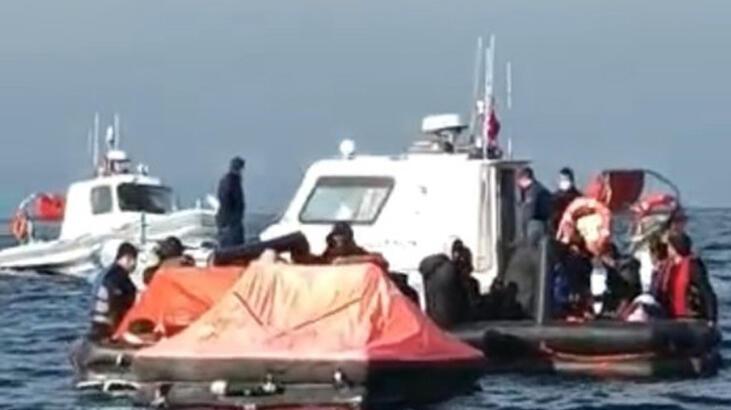 Denizde can pazarı! 46 göçmen ölüme terk edildi