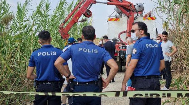 Deredeki sazlıkta bir kısmı çürümüş erkek cesedi bulundu