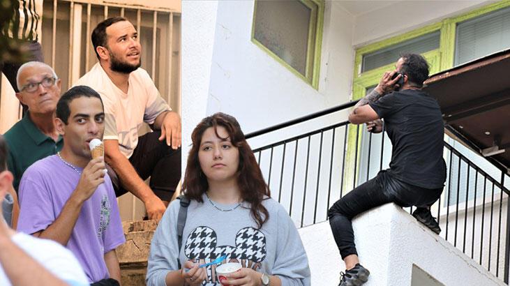 Dondurma yiyerek izleyenleri görünce “Size inat atlamayacağım” dedi
