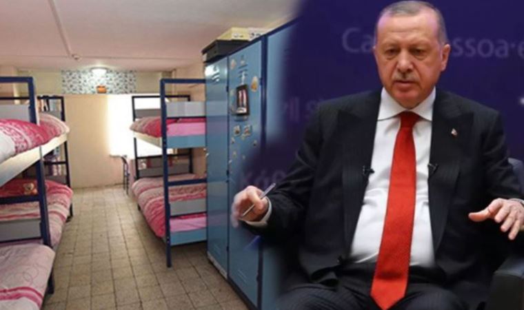 Erdoğan ‘bizim yurtlar gerçekten çok lüks’ demişti… Gerçek bambaşka çıktı!
