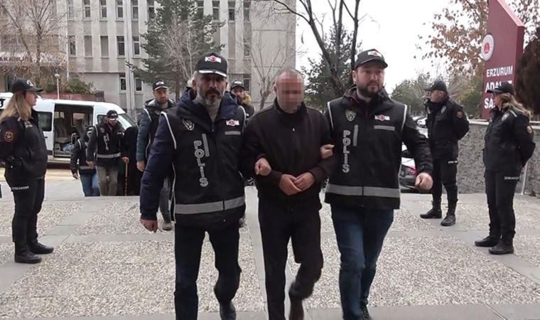 Erzurum’da ‘Girdap’ operasyonunun 8 şüphelisi adliyede