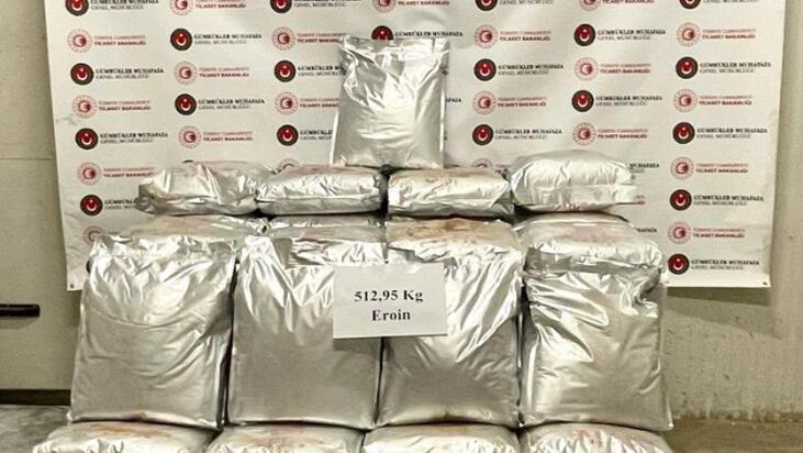 Esendere’de bir araçta ele geçirildi! 513 kg. eroin