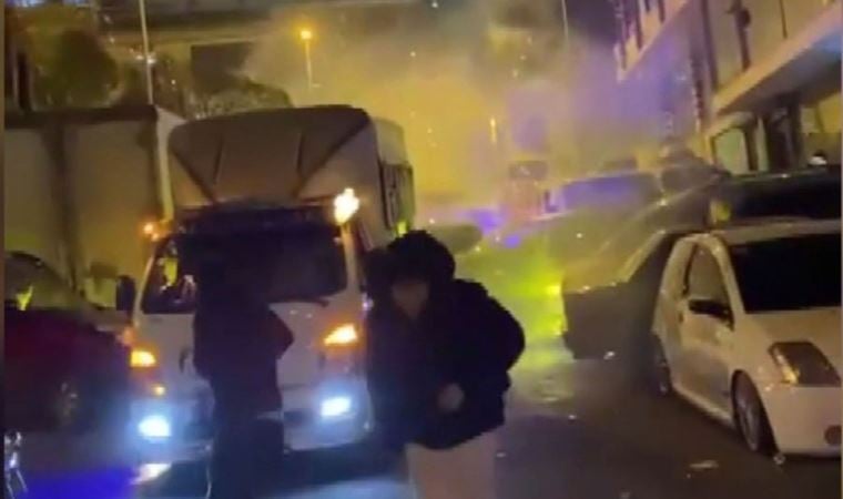 Esenyurt’ta asker eğlencesinde havai fişek patladı, ortalık savaş alanına döndü