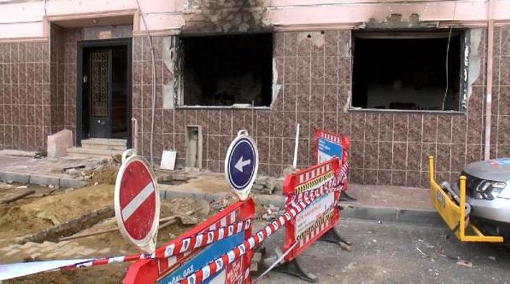 Fatih’te doğalgaz patlamasındaki hasar hava aydınlanınca ortaya çıktı