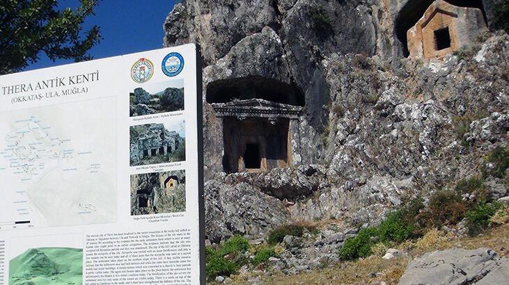 Gizemli kent Thera’da tiyatro gün yüzüne çıktı