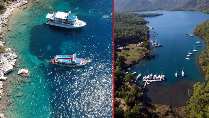Gökova koyları yerli ve yabancı turistin ilgi odağı