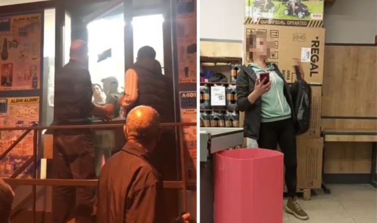 Güngören’de marketteki hırsızlık şüphelisi: ‘Benim raporum var ne yapabilirler bana’
