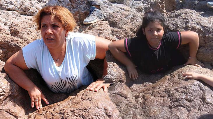 Hacıbektaş’ta ‘delikli taş’ yoğunluğu! Zor anlar yaşandı