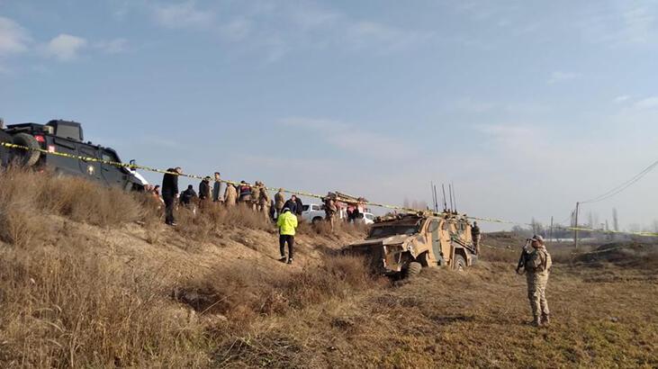 Iğdır’da lastiği patlayan zırhlı araç devrildi! 12 asker yaralandı