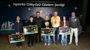 Isparta Melikler Yaylası’nda gökyüzü gözlem şenliğine yoğun ilgi