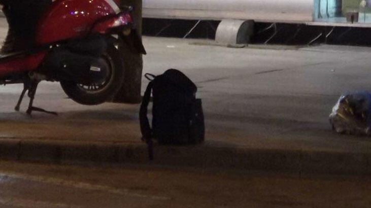 Isparta’da caddede unutulan şüpheli çantadan bebek bezi çıktı