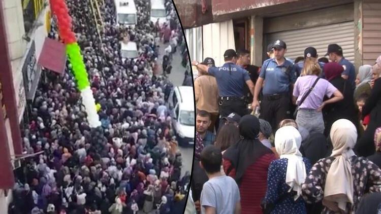 İstanbul’da indirim izdihamı! Mağazanın kepenkleri kapatıldı
