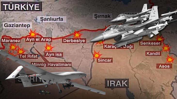 İşte Pençe Kılıç Hava Harekatı’nın şifreleri… ABD için hayal kırıklığı!