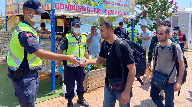 Kaçak göçmenleri ‘Avrupa’ diye Kekova Adası’na bıraktılar