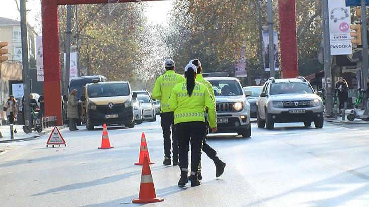 Kadıköy’de drone destekli trafik denetimi