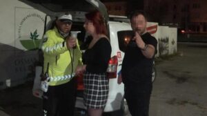 Kadın sürücü dehşet saçtı! Polislerden arka arkaya özür diledi