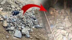 Kağıthane’deki kazıda kafatası ve iskelet bulundu, gören şoke oldu