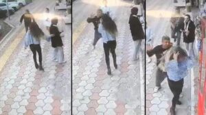 Kaldırımda yürüyen 2 kızı dehşeti yaşattı! Önce taciz etti sonra saldırdı