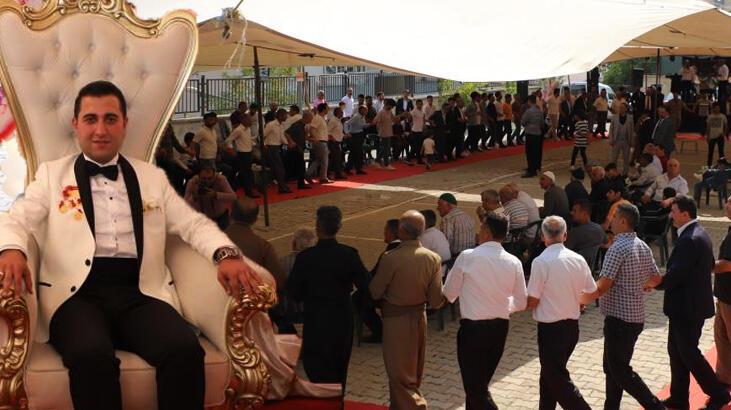 Kilolarca altın takılan aşiret düğününde şaşırtan karar