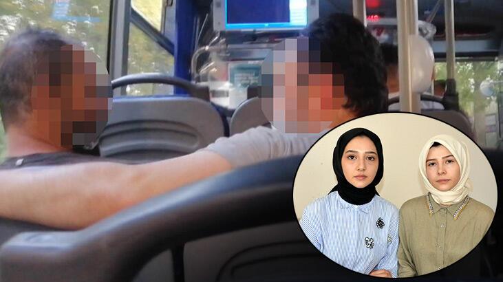 Kız kardeşlere otobüste taciz! ‘Eliyle çenemi tuttu’