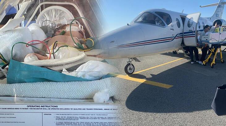 Kosova’dan uçak ambulansla gelen minik Tiar’dan haber var