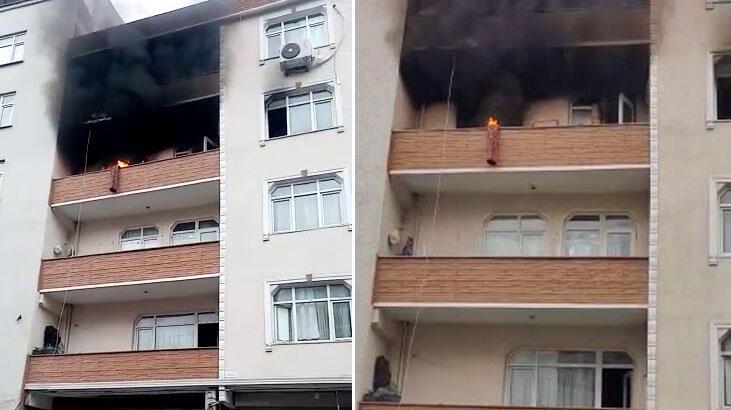 Küçükçekmece’de yangında can pazarı!