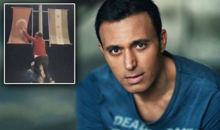 Mustafa Sandal’dan, Azez’de Türk bayrağının yakılmasına sert tepki: ‘Uğurlarında harcanan milyarlarca dolar ve final’