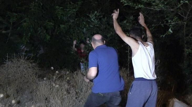 Otların arasında yakalandı! 2 suç ortağı aranıyor