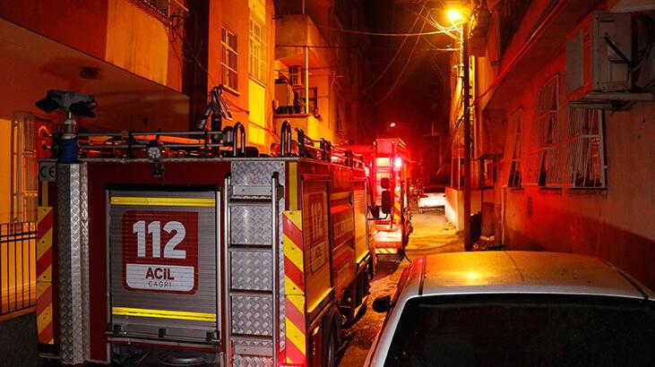 Oturduğu binanın merdivenlerini yakan kişi operasyonla yakalandı