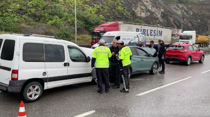 Samsun’da 9 araçlı zincirleme kaza: 5 yaralı