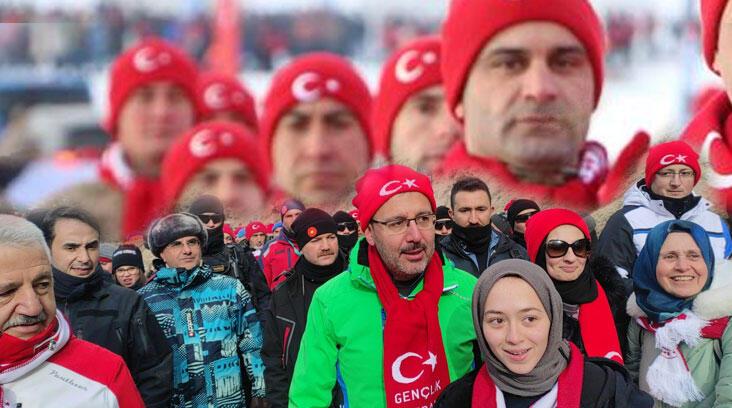 Sarıkamış şehitleri, 108’inci yılda binlerce kişinin katıldığı yürüyüşle anıldı