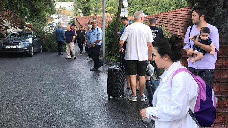 Sarıyer’de faciadan dönüldü! 10 katlı bina boşaltıldı