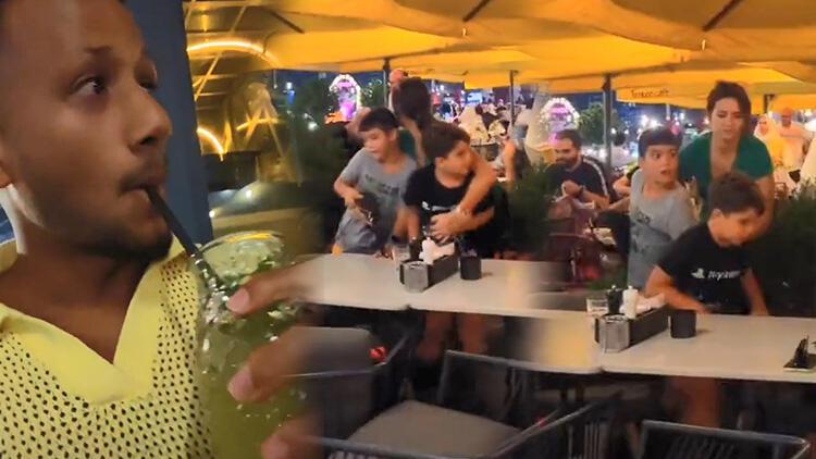 Sarıyer’deki AVM’den ‘pes’ dedirten görüntü! Çatışmanın ortasında limonata keyfi