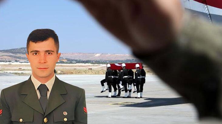 Şehit Uzman Çavuş Mahsun Şimşek’in cenazesi Gaziantep’e getirildi