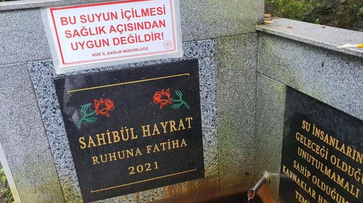 ‘Şifalı’ diye içiliyordu, Rize’deki ılıcadan zehir çıktı