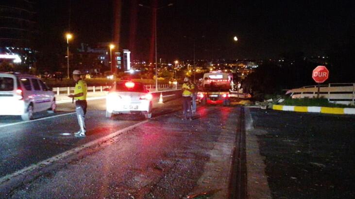 Silivri’de takla atan otomobil devrildi! 1 ölü, 1 yaralı