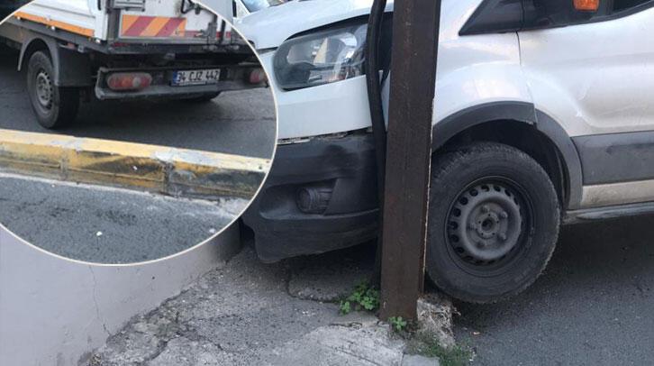 Şişli’de kamyonetin çarptığı kadının ayak parmakları koptu
