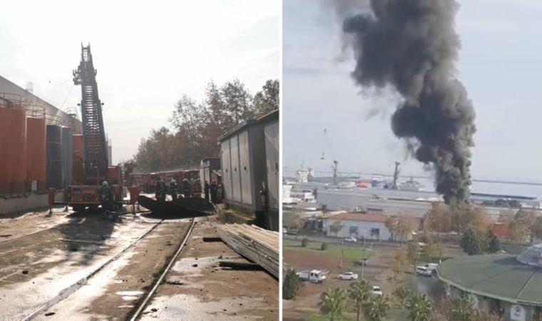 Son dakika… Samsun Limanı’nda patlama!
