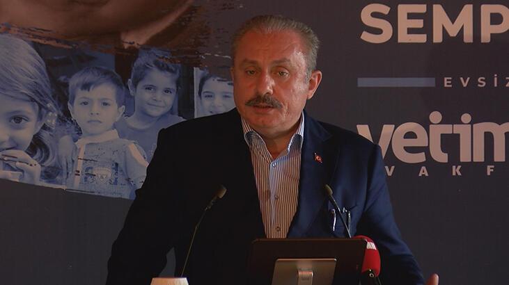 TBMM Başkanı Şentop Yetim ve Kimsesiz Çocuklar Sempozyumunda konuştu
