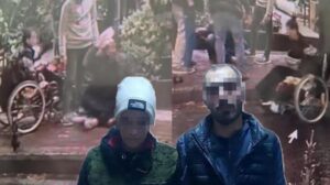 Tekerlekli sandalyeyle geldiler! Yaralı adama ‘geçmiş olsun’ deyip telefonunu çaldılar