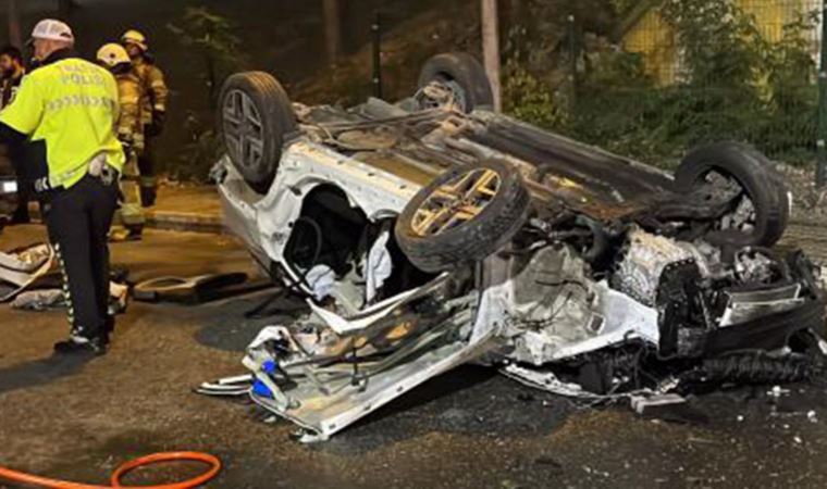 TEM Otoyolu’nda köprüden düşen otomobilin sürücüsü öldü