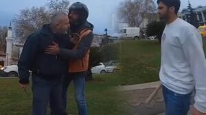 Trafik tartışmasında bıçaklı tehdide, sopa ile inerek cevap verdi