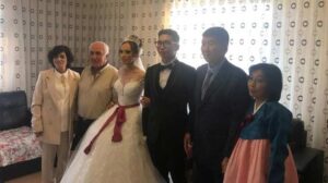 Türk aileye Koreli damat